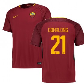 Camisolas de Futebol AS Roma GONALONS Equipamento Principal 2017/18 Manga Curta