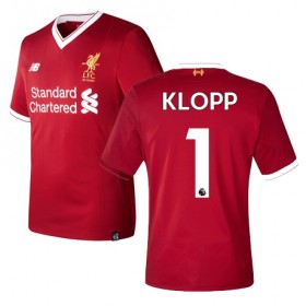 Camisolas de Futebol Liverpool KLOPP Equipamento Principal 2017/18 Manga Curta