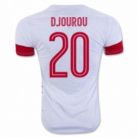 Camisolas de Futebol Suíça JOHAN DJOUROU Equipamento Alternativa Euro 2016