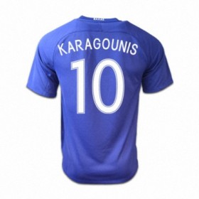 Camisolas de Futebol Grécia GIORGOS KARAGOUNIS Equipamento Alternativa 2016/17 Manga Curta