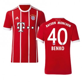 Camisolas de Futebol Bayern München BENKO Equipamento Principal 2017/18 Manga Curta