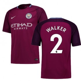 Camisolas de Futebol Manchester City KYLE WALKER Equipamento Alternativa 2017/18 Manga Curta