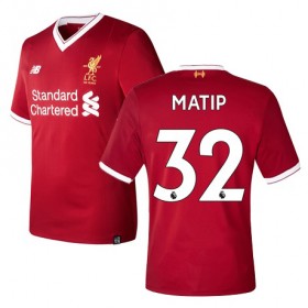 Camisolas de Futebol Liverpool MATIP Equipamento Principal 2017/18 Manga Curta