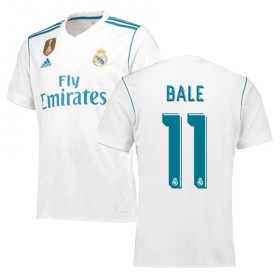 Camisolas de Futebol Real Madrid BALE Equipamento Principal 2017/18 Manga Curta