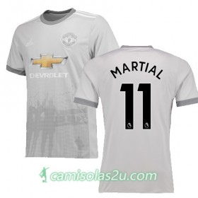 Camisolas de Futebol Manchester United MARTIAL Equipamento 3ª 2017/18 Manga Curta