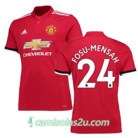 Camisolas de Futebol Manchester United FOSU MENSAH Equipamento Principal 2017/18 Manga Curta