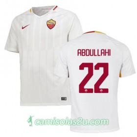 Camisolas de Futebol AS Roma ABDULLAHI Equipamento Alternativa 2017/18 Manga Curta