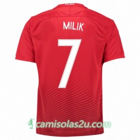 Camisolas de Futebol Polônia ARKADIUSZ MILIK Equipamento Alternativa Euro 2016