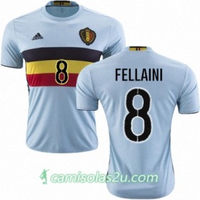 Camisolas de Futebol Bélgica MAROUANE FELLAINI Equipamento Alternativa Euro 2016