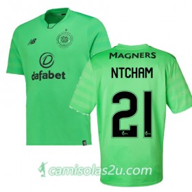 Camisolas de Futebol Celtic OLIVIER NTCHAM Equipamento 3ª 2017/18 Manga Curta
