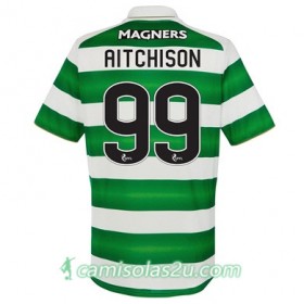 Camisolas de Futebol Celtic ACK AITCHISON Equipamento Principal 2017/18 Manga Curta