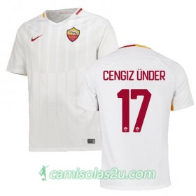 Camisolas de Futebol AS Roma CENGIZ UNDER Equipamento Alternativa 2017/18 Manga Curta