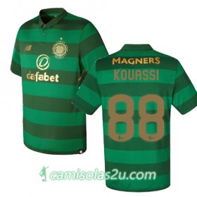 Camisolas de Futebol Celtic Eboue Kouassi Equipamento Alternativa 2017/18 Manga Curta