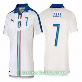 Camisolas de Futebol Itália SIMONE ZAZA Equipamento Alternativa Euro 2016