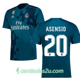 Camisolas de Futebol Real Madrid Asensio Equipamento 3ª 2017/18 Manga Curta