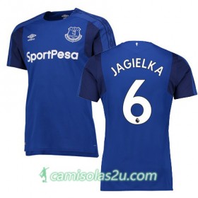 Camisolas de Futebol Everton JAGIELKA Equipamento Principal 2017/18 Manga Curta