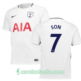 Camisolas de Futebol Tottenham Hotspur SON Equipamento Principal 2017/18 Manga Curta