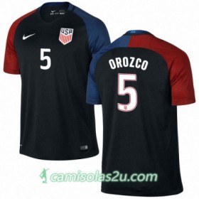 Camisolas de Futebol Estados Unidos MICHAEL OROZCO Equipamento Alternativa 2016/17 Manga Curta