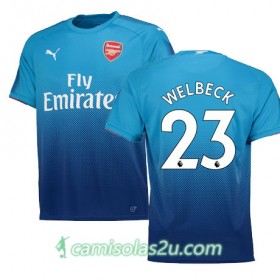 Camisolas de Futebol Arsenal WELBECK Equipamento Alternativa 2017/18 Manga Curta