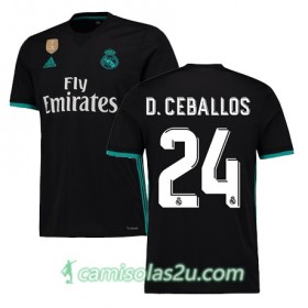 Camisolas de Futebol Real Madrid DANI CEBALLOS Equipamento Alternativa 2017/18 Manga Curta