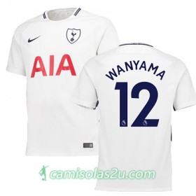 Camisolas de Futebol Tottenham Hotspur WANYAMA Equipamento Principal 2017/18 Manga Curta