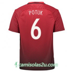 Camisolas de Futebol Turquia ALPER POTUK Equipamento Principal Euro 2016