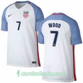Camisolas de Futebol Estados Unidos BOBBY WOOD Equipamento Principal 2016/17 Manga Curta