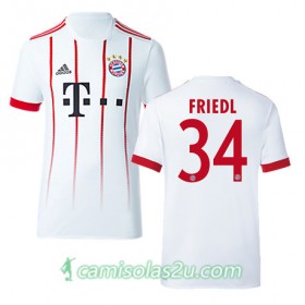 Camisolas de Futebol Bayern München FRIEDL Equipamento 3ª 2017/18 Manga Curta