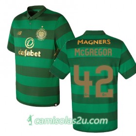 Camisolas de Futebol Celtic CALLUM McGREGOR Equipamento Alternativa 2017/18 Manga Curta