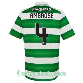 Camisolas de Futebol Celtic EFE AMBROSE Equipamento Principal 2017/18 Manga Curta