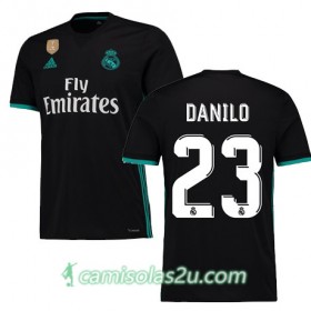 Camisolas de Futebol Real Madrid DANILO Equipamento Alternativa 2017/18 Manga Curta