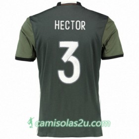 Camisolas de Futebol Alemanha JONAS HECTOR Equipamento Alternativa Euro 2016