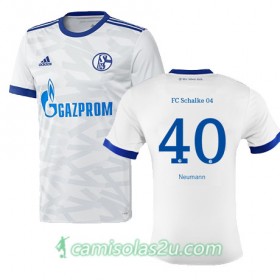 Camisolas de Futebol Schalke Neumann Equipamento Principal 2017/18 Manga Curta