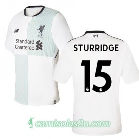 Camisolas de Futebol Liverpool STURRIDGE Equipamento Alternativa 2017/18 Manga Curta