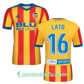 Camisolas de Futebol Valencia LATO Equipamento Alternativa 2017/18 Manga Curta