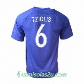 Camisolas de Futebol Grécia ALEXANDROS TZIOLIS Equipamento Alternativa 2016/17 Manga Curta