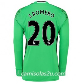Camisolas de Futebol Manchester United S ROMERO Equipamento Alternativa 2017/18 Manga Comprida