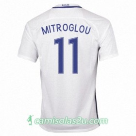 Camisolas de Futebol Grécia KOSTAS MITROGLOU Equipamento Principal 2016/17 Manga Curta