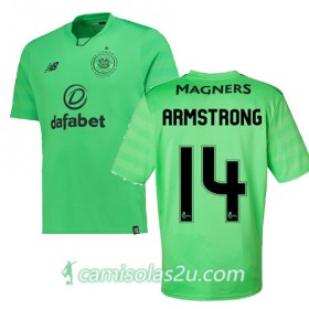 Camisolas de Futebol Celtic STUART ARMSTRONG Equipamento 3ª 2017/18 Manga Curta