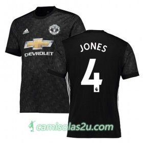 Camisolas de Futebol Manchester United JONES Equipamento Alternativa 2017/18 Manga Curta