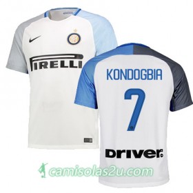 Camisolas de Futebol Inter de Milão KONDOGBIA Equipamento Alternativa 2017/18 Manga Curta