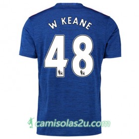 Camisolas de Futebol Manchester United W KEANE Equipamento Alternativa 2017/18 Manga Curta