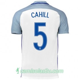 Camisolas de Futebol Inglaterra CAHILL Equipamento Principal Euro 2016