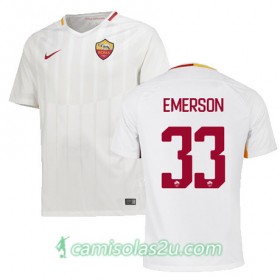 Camisolas de Futebol AS Roma EMERSON Equipamento Alternativa 2017/18 Manga Curta