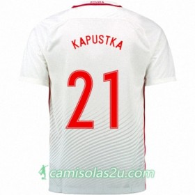 Camisolas de Futebol Polônia BARTOSZ KAPUSTKA Equipamento Principal Euro 2016