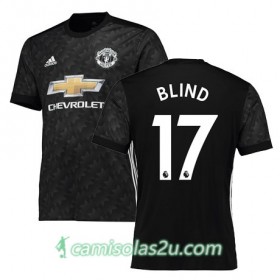Camisolas de Futebol Manchester United BLIND Equipamento Alternativa 2017/18 Manga Curta