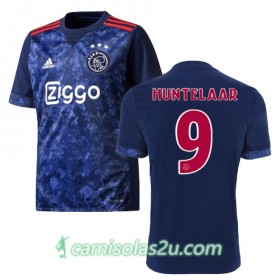 Camisolas de Futebol Ajax Amsterdam KLAAS-JAN HUNTELAAR Equipamento Alternativa 2017/18 Manga Curta