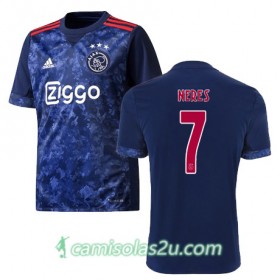 Camisolas de Futebol Ajax Amsterdam David Neres Equipamento Alternativa 2017/18 Manga Curta