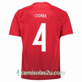 Camisolas de Futebol Polônia THIAGO CIONEK Equipamento Alternativa Euro 2016