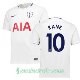 Camisolas de Futebol Tottenham Hotspur KANE Equipamento Principal 2017/18 Manga Curta